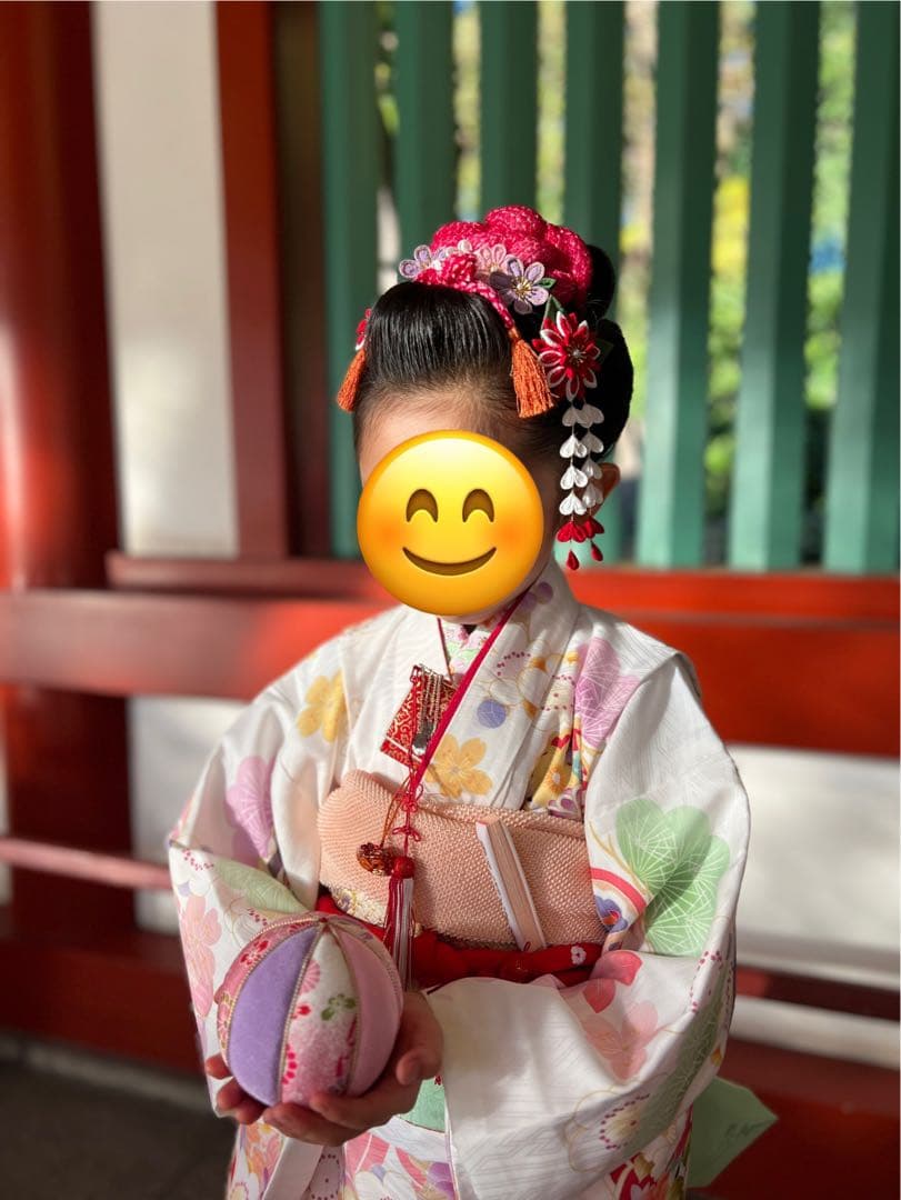 2024年式部浪漫　7歳用着物＋小物類フルセット