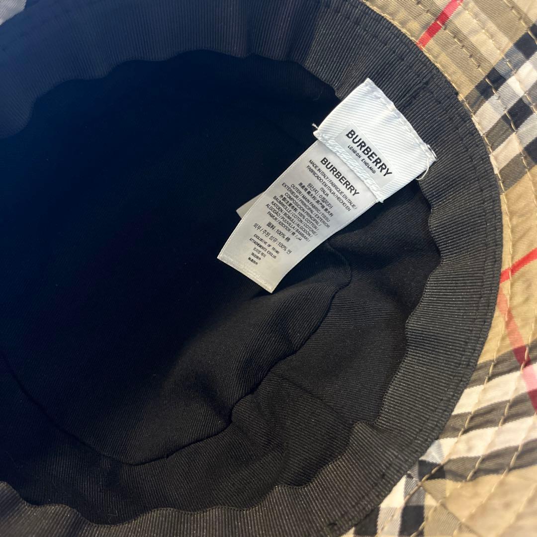 BURBERRY チェック柄 バケットハット