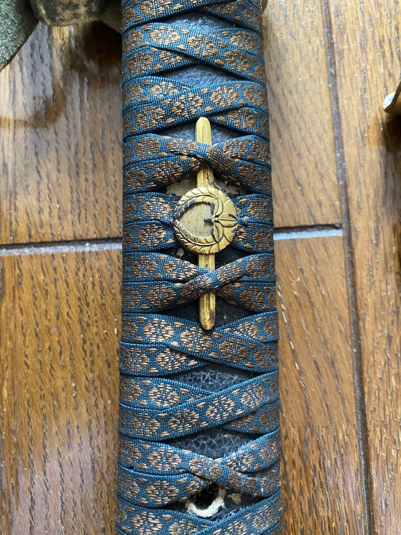 日本刀の柄と鍔のセット