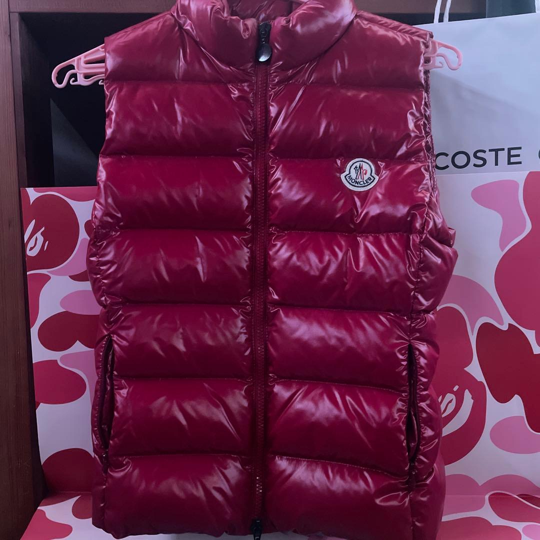 ひ*ー様 あ*び様 レディース ダウンベスト レッド キルティング