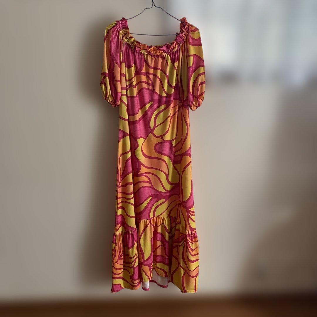 新品◆ハワイアンドレス◆フリーサイズ