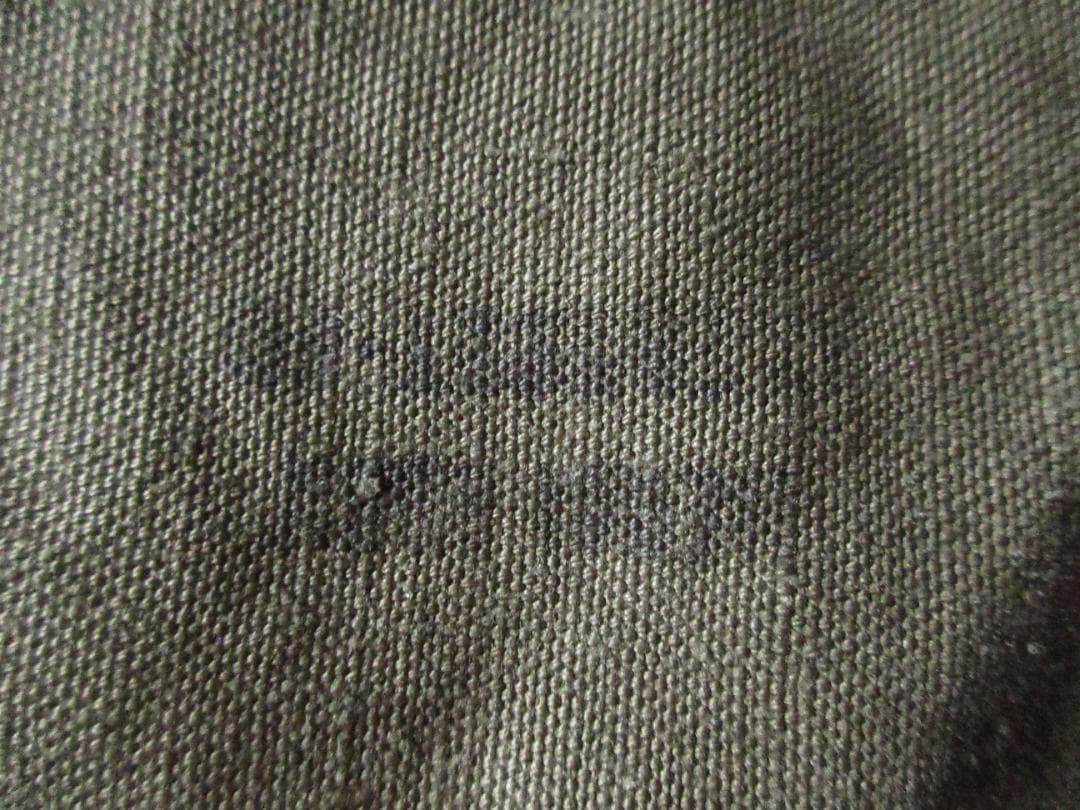 ★希少フランス軍推定'50-60sTTAリネンキャンバスショルダーバッグ