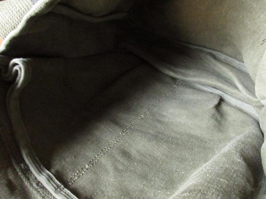 ★希少フランス軍推定'50-60sTTAリネンキャンバスショルダーバッグ