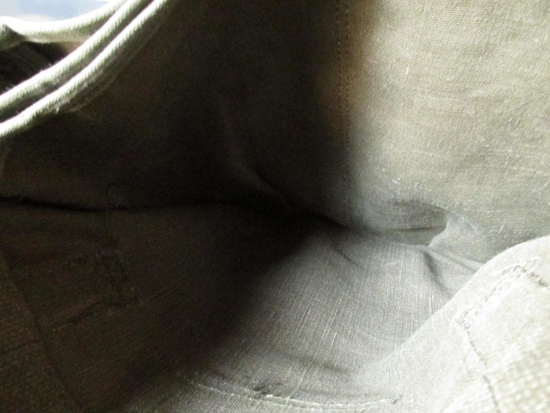 ★希少フランス軍推定'50-60sTTAリネンキャンバスショルダーバッグ