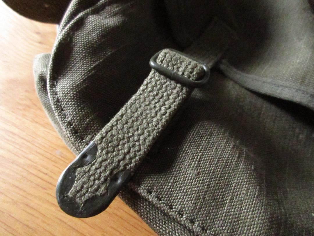 ★希少フランス軍推定'50-60sTTAリネンキャンバスショルダーバッグ