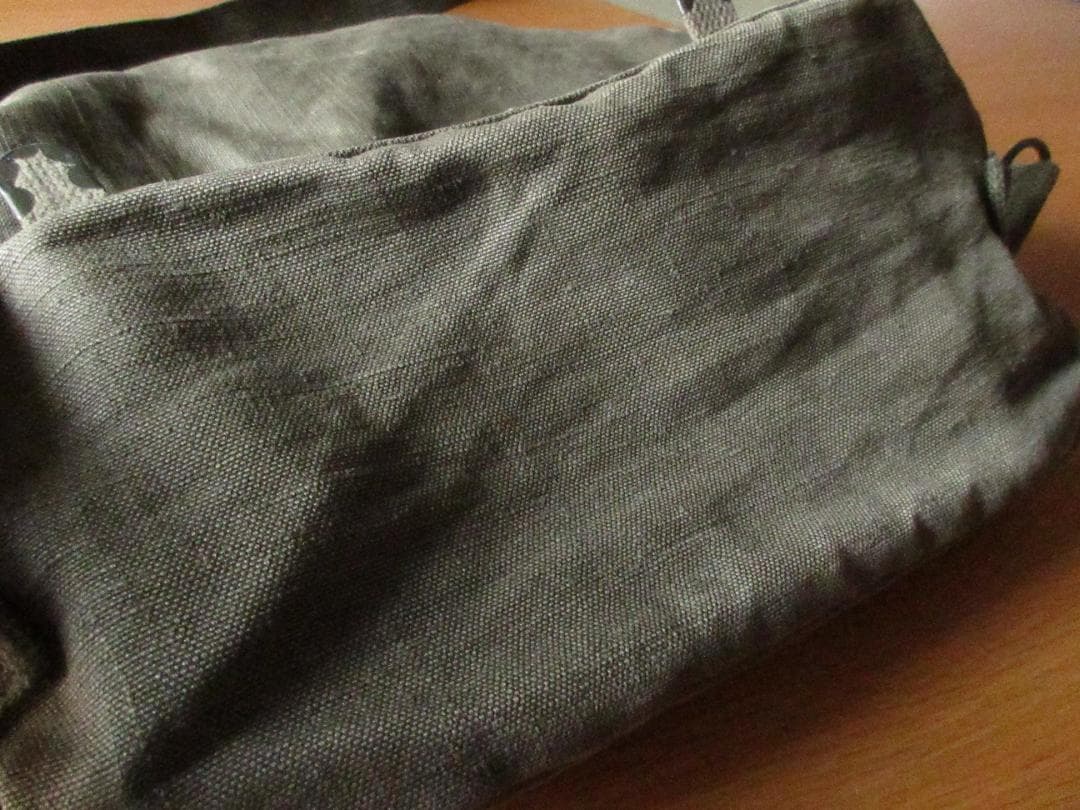 ★希少フランス軍推定'50-60sTTAリネンキャンバスショルダーバッグ