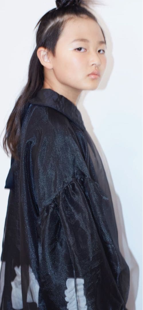 frankygrowORGANDY TULLE DRESS F2BLACKワンピ