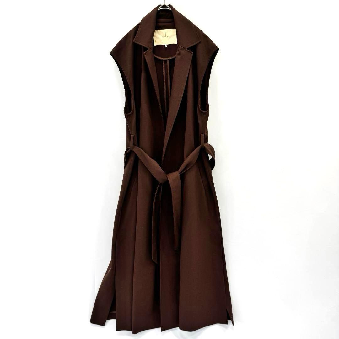 【美品】シビラ　Sybilla　3WAYジレトレンチコート　M　ブラウン