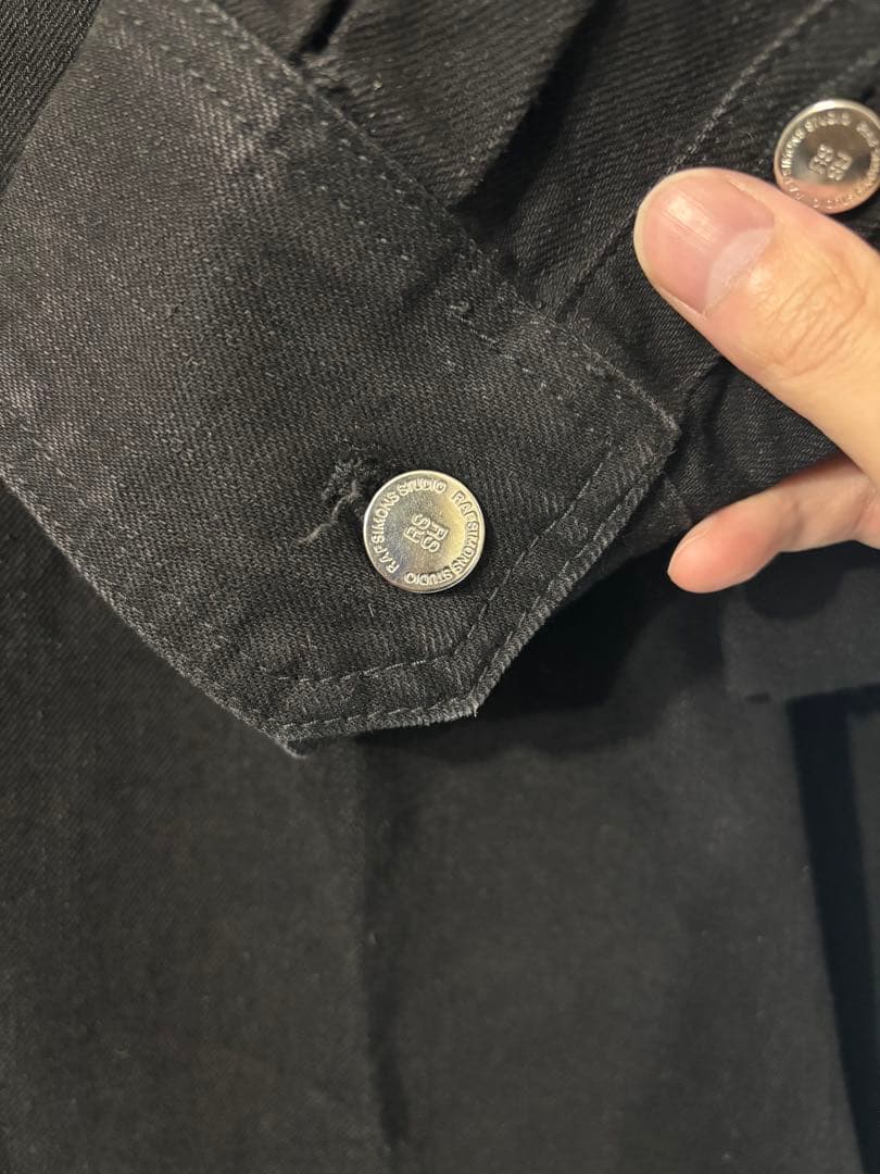 raf simons オーバーサイズ デニムジャケット