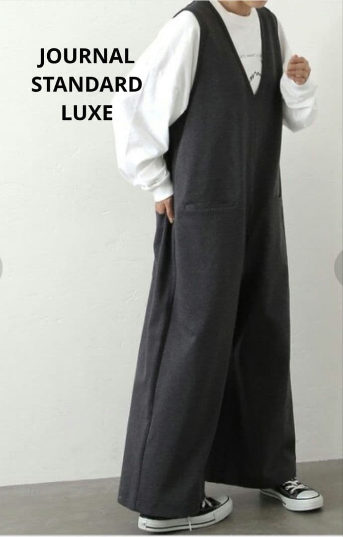 JOURNAL STANDARD LUXE 22aw/ポンチ サロペット　日本製