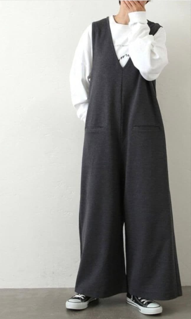 JOURNAL STANDARD LUXE 22aw/ポンチ サロペット　日本製