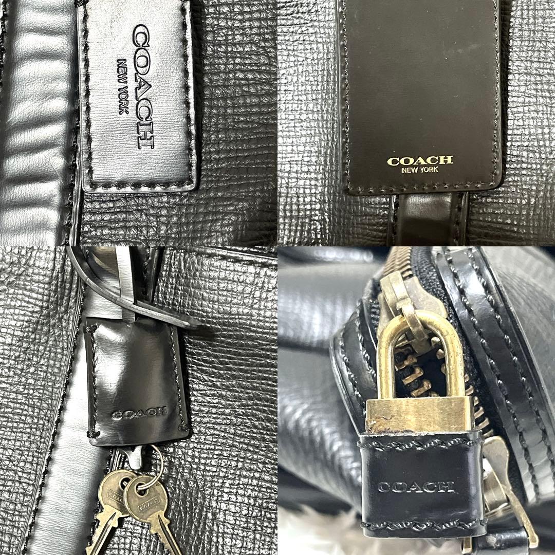 ✨美品✨COACH コーチ ボストンバッグ 2way 旅行カバン 南京錠 大容量