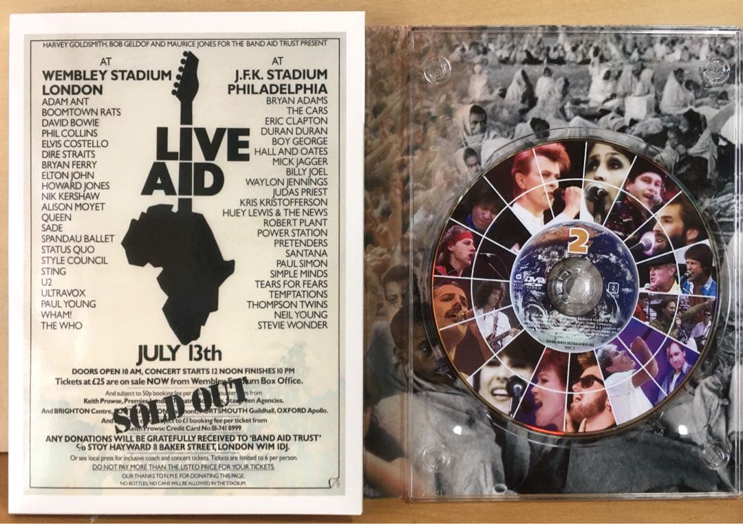 『ライブ・エイド』 DVD4枚組