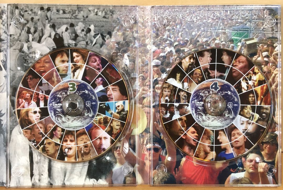 『ライブ・エイド』 DVD4枚組