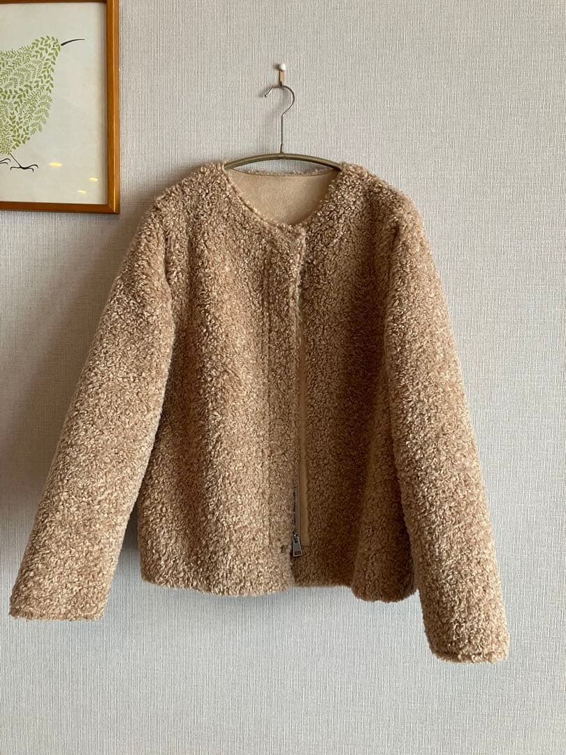 アルアバイル⭐︎美品フェイクプードルファーデタッチャブルブルゾン