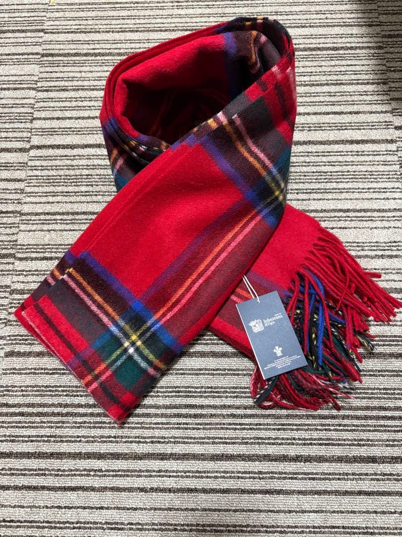 れ*ん様 JOHNSTONS OF ELGIN ジョンストンズ 大判カシミヤ ス