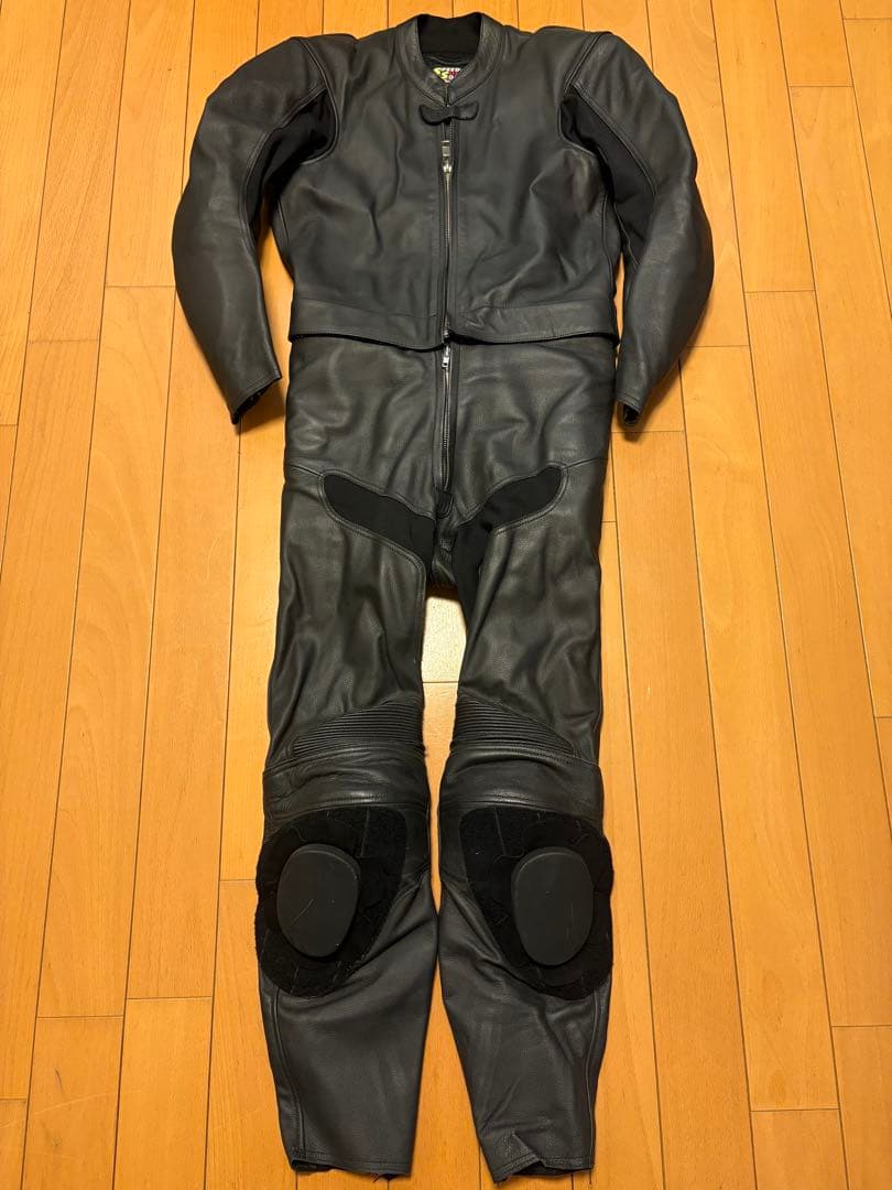 美品SPEED OF SOUND セパレート黒革ツナギ LL