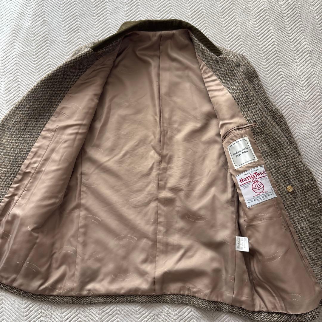 Kanomo美品　マドモアゼルノンノン　WテーラードL ベージュ　メランジ