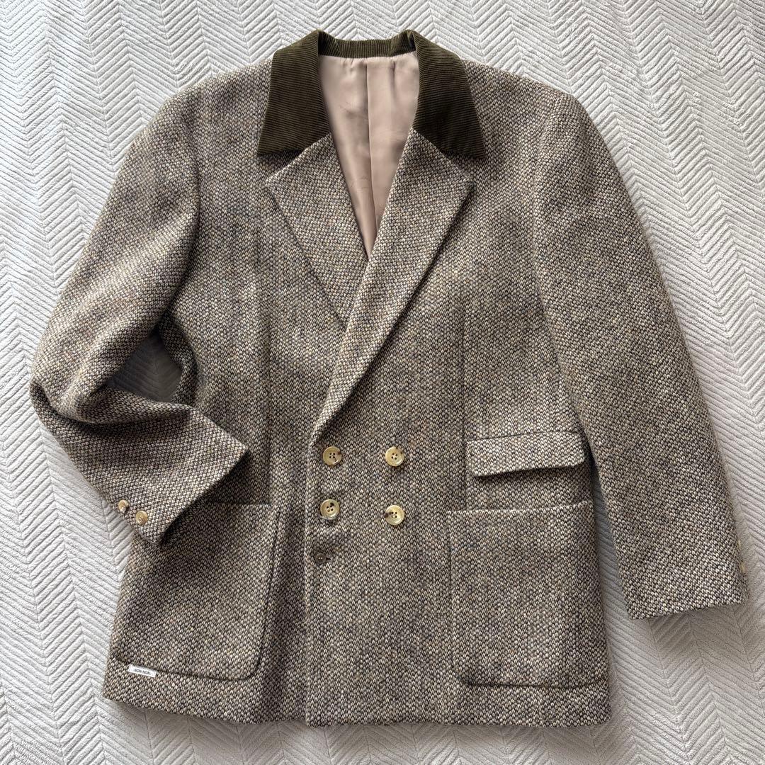 Kanomo美品　マドモアゼルノンノン　WテーラードL ベージュ　メランジ