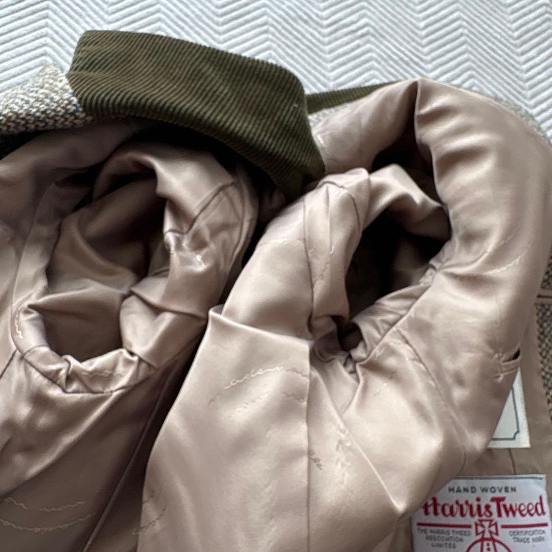 Kanomo美品　マドモアゼルノンノン　WテーラードL ベージュ　メランジ