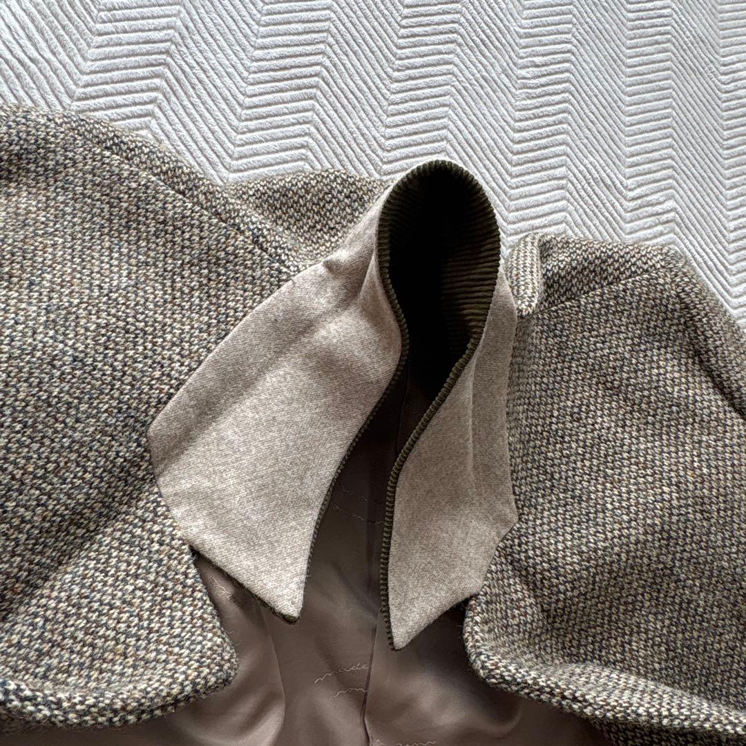 Kanomo美品　マドモアゼルノンノン　WテーラードL ベージュ　メランジ