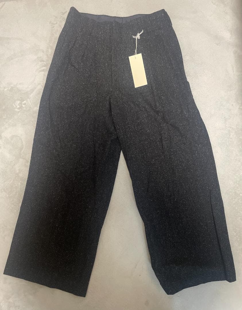 【美品•タグ付き】 LIDNM SILK NEP WOOL PANTS