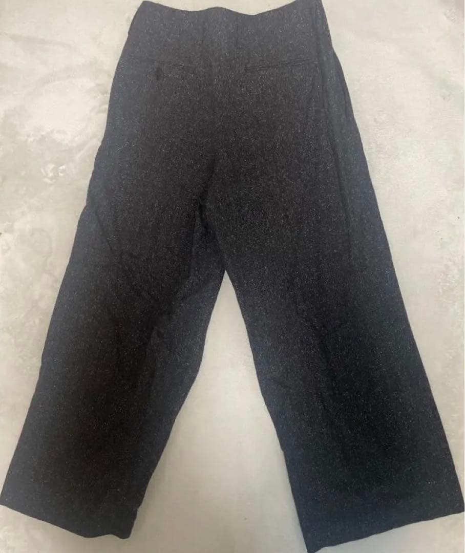 【美品•タグ付き】 LIDNM SILK NEP WOOL PANTS