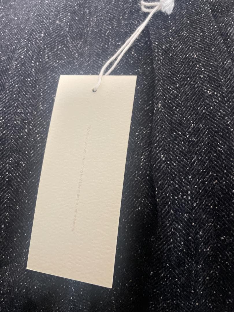 【美品•タグ付き】 LIDNM SILK NEP WOOL PANTS