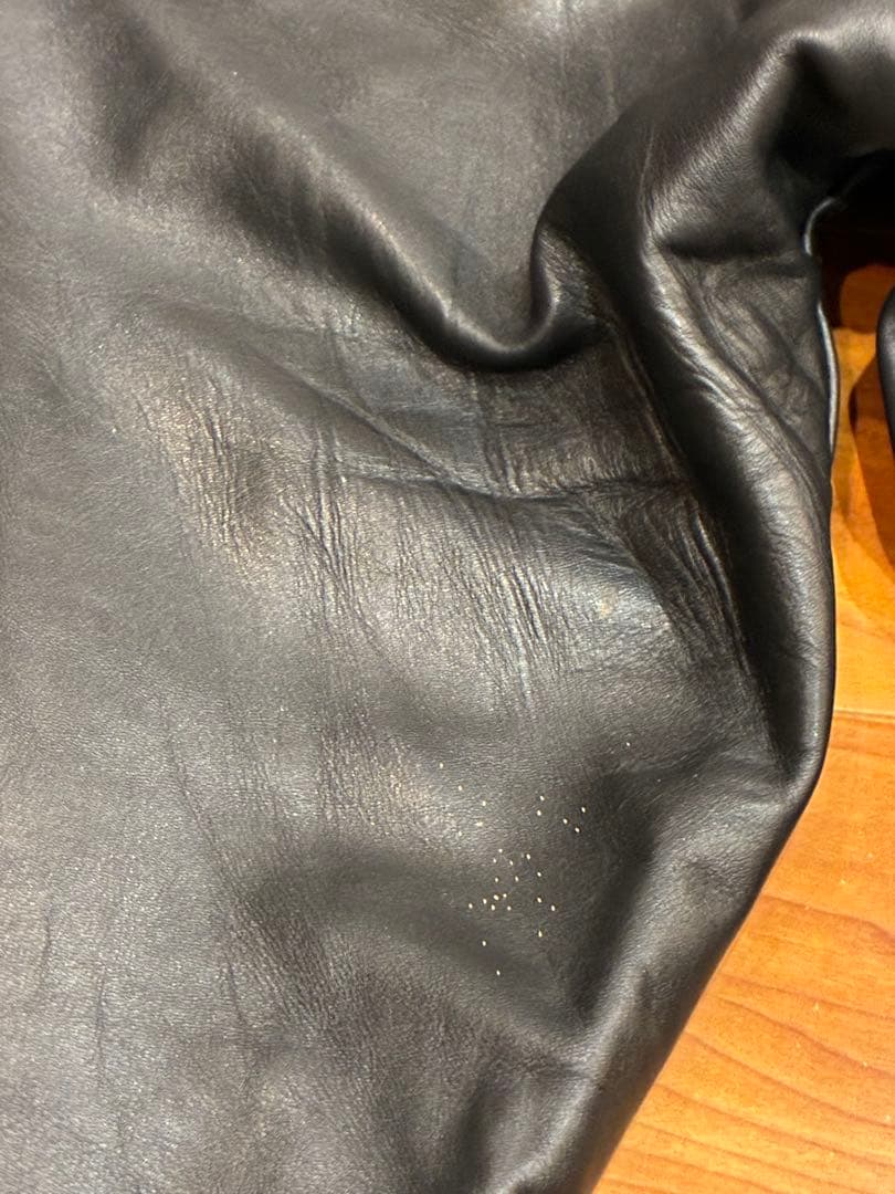 希少　AERO LEATHER エアロレザー　馬革　レザーパンツ　31インチ　M