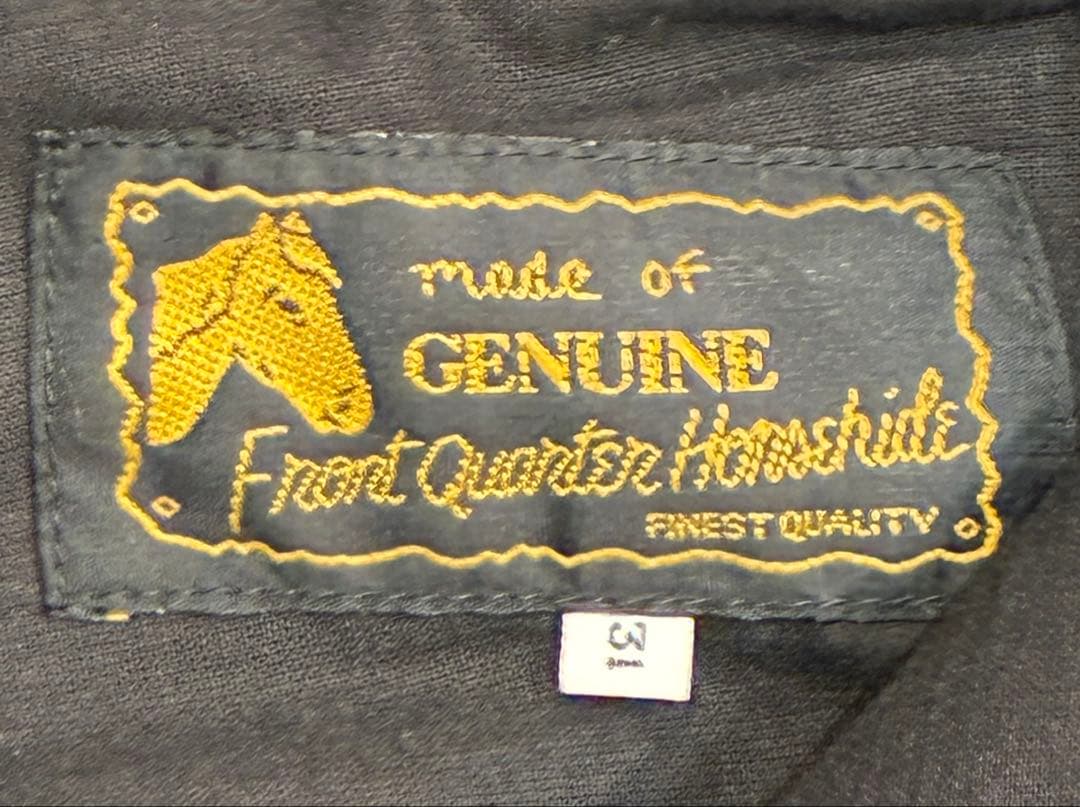 希少　AERO LEATHER エアロレザー　馬革　レザーパンツ　31インチ　M