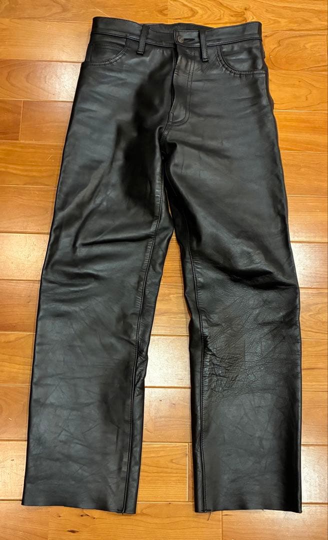 希少　AERO LEATHER エアロレザー　馬革　レザーパンツ　31インチ　M