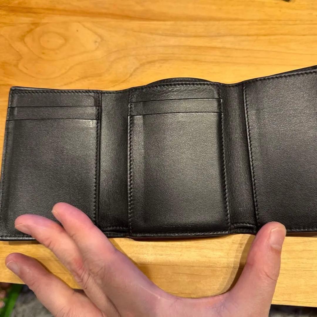 CELINEファインストラップ ウォレット コンパクト 三つ折り財布