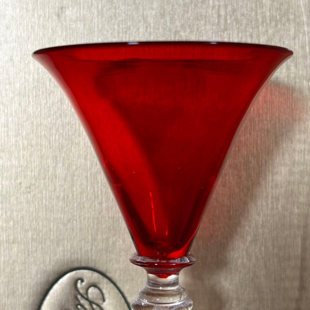 美品 未使用 ヴェネチアン ワイングラス ムラーノ 箱入 3