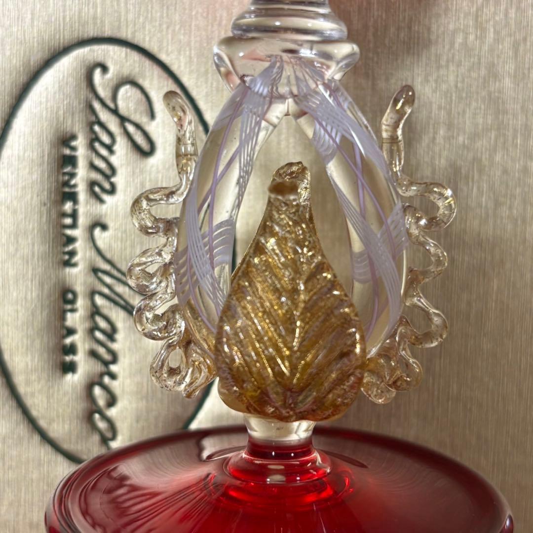 美品 未使用 ヴェネチアン ワイングラス ムラーノ 箱入 3