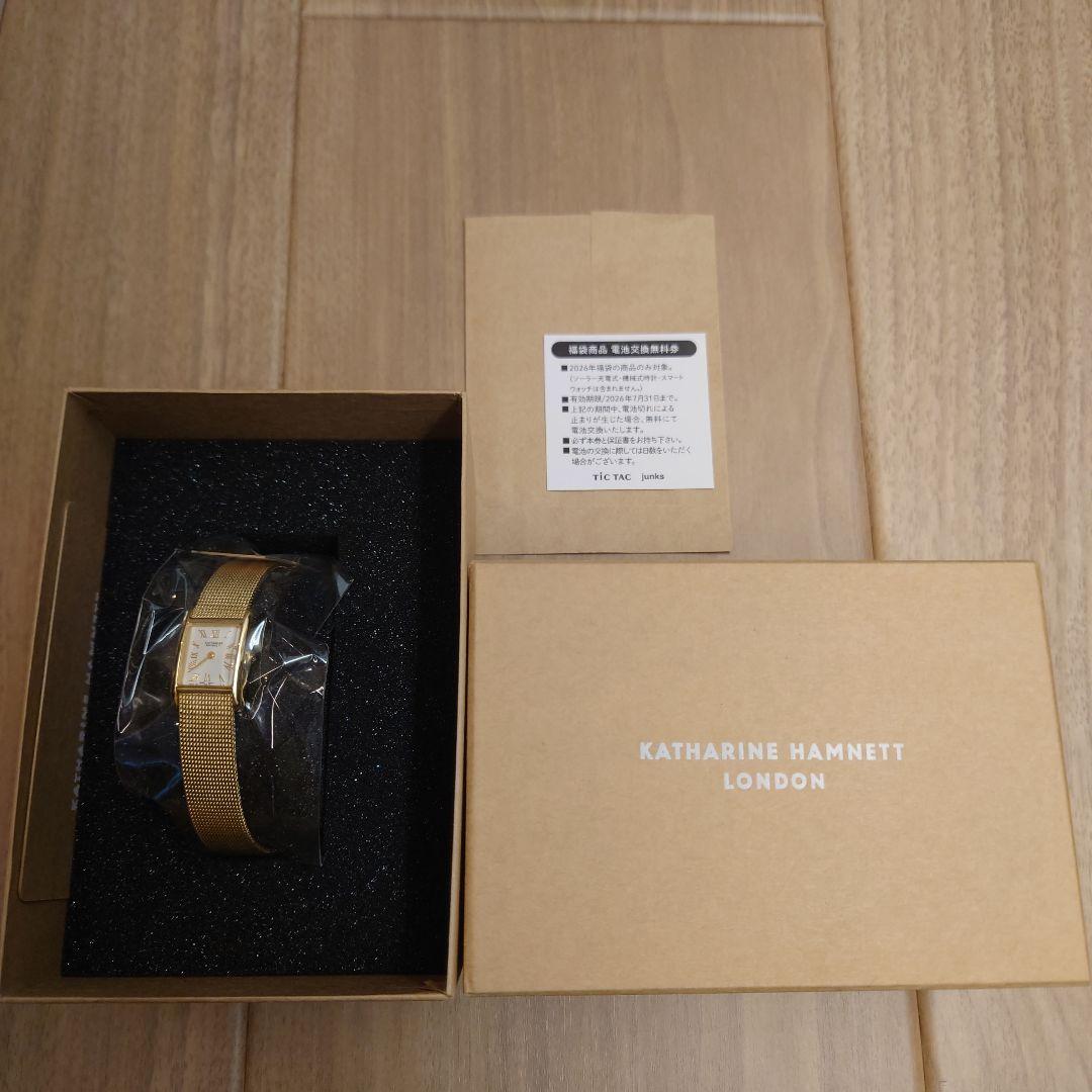 新品KATHARINE HAMNETT LONDON キャサリンハムネット腕時計