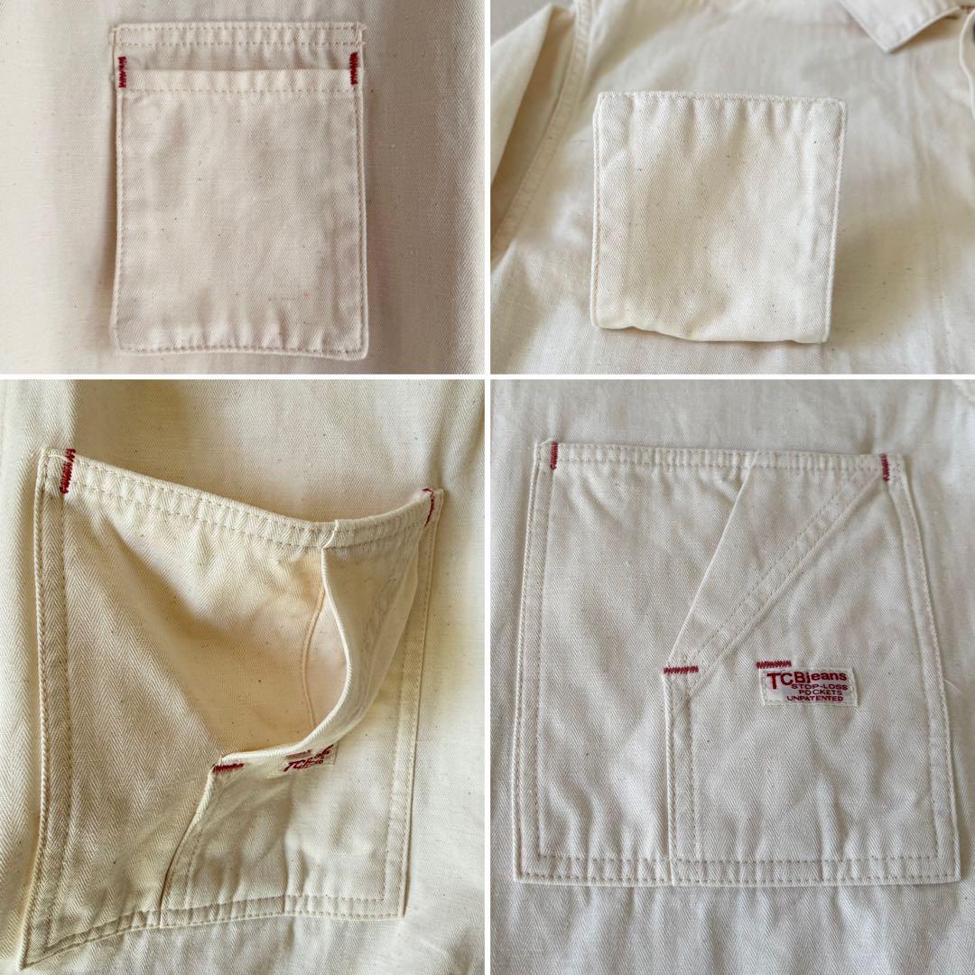 TCB jeans Tabby's Coat HBTタビーズコート 生成り 40
