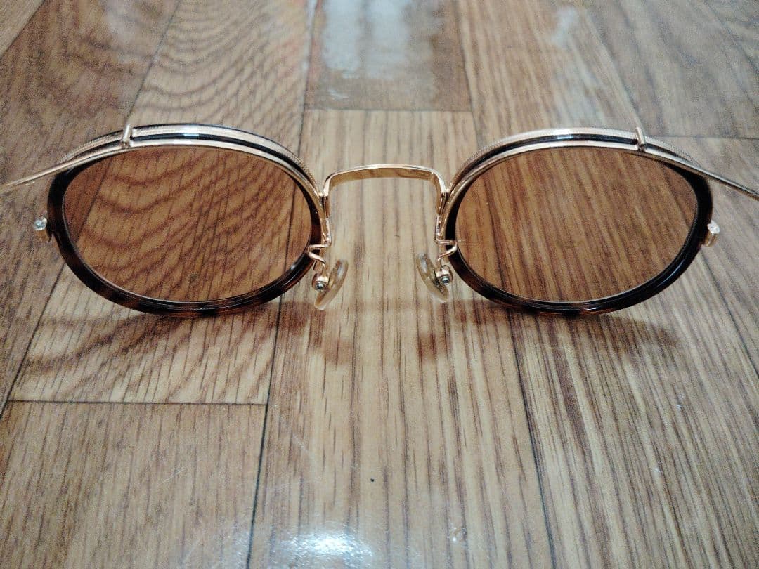 希少！OLIVER PEOPLES サングラス ゴールド×ブラウン