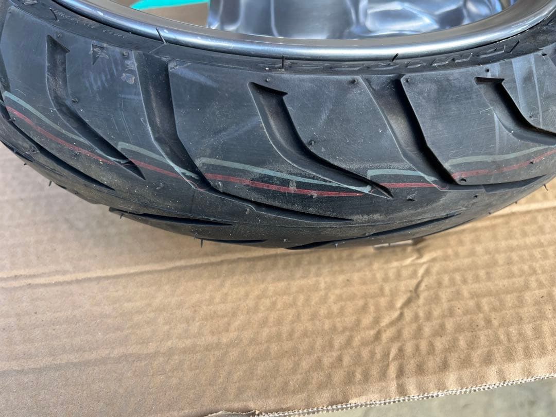 ジョーカースペーシーjf03流用 　キムコトップボーイ50 ホイール前後セット