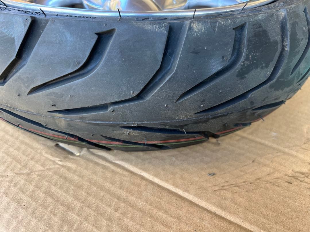 ジョーカースペーシーjf03流用 　キムコトップボーイ50 ホイール前後セット