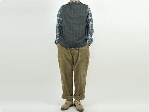 TUKI combat pants corduroy サイズ0 カーキ