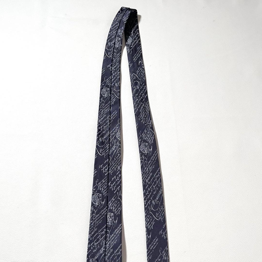 【極美品】BERLUTI/ベルルッティ　ネクタイ　カリグラフィ　スクリット　現行