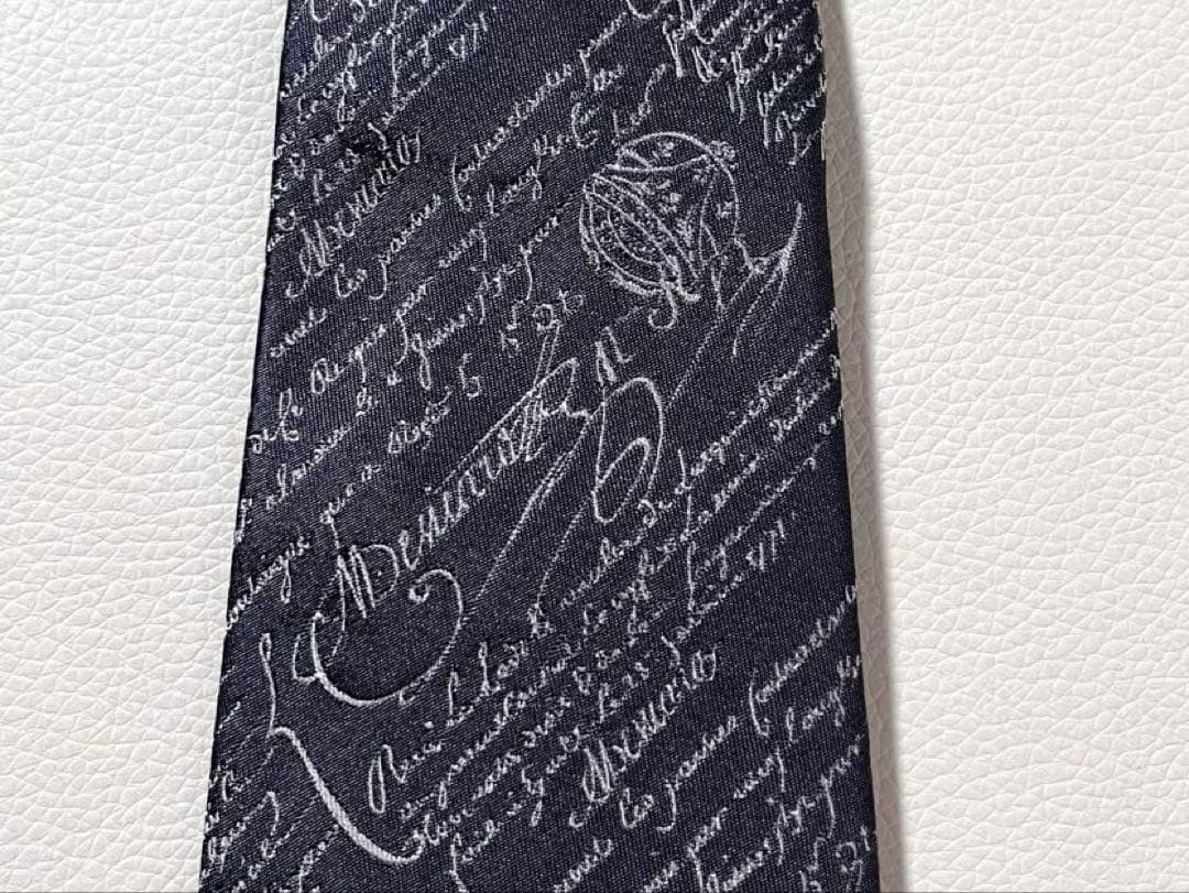 【極美品】BERLUTI/ベルルッティ　ネクタイ　カリグラフィ　スクリット　現行