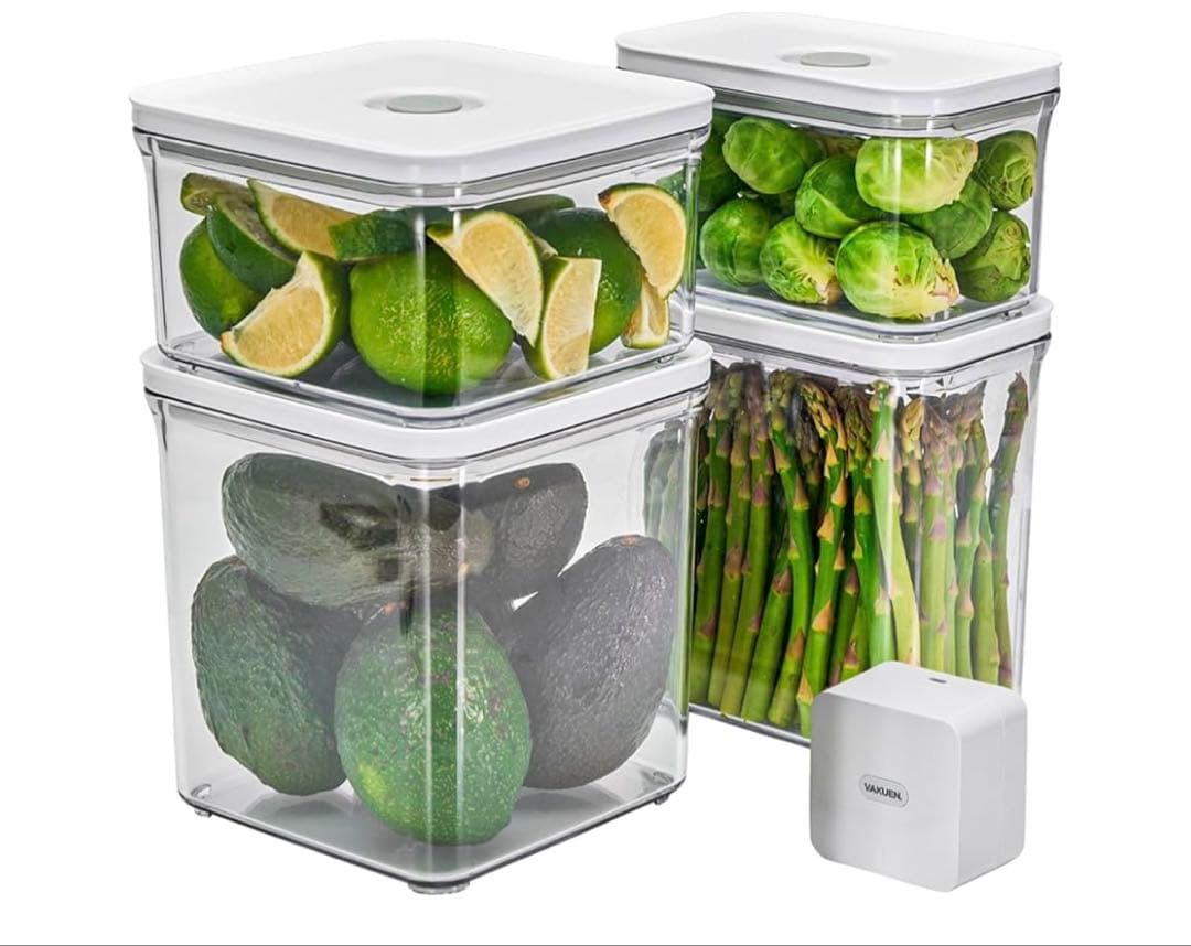 601262 VAKUEN 真空保存容器&食品シーラー機スターター5点セット
