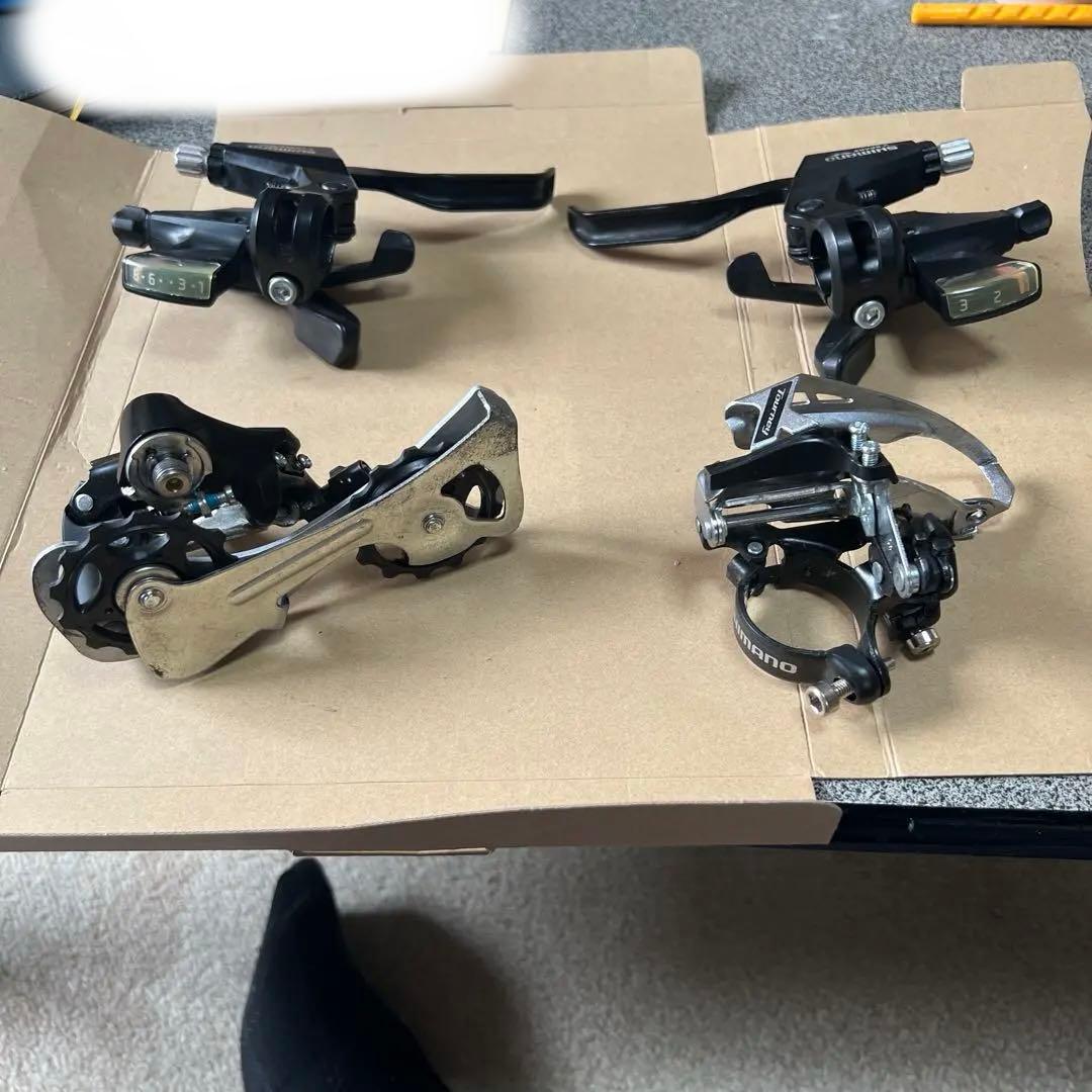 Shimanoシフター・レバー FD&RD4点セット