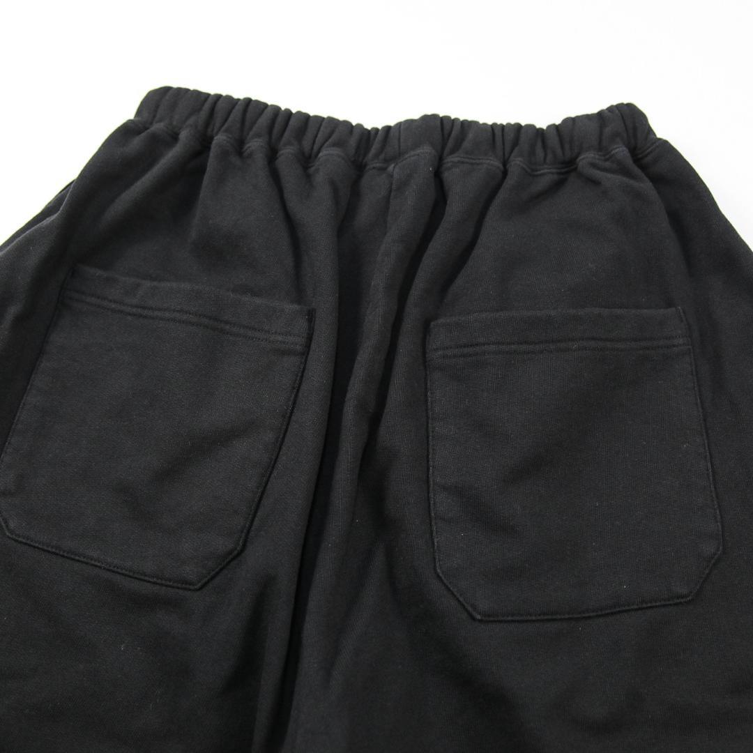 新品 ANCELLM 25SS TUCK SWEAT SHORTS 2 ブラック