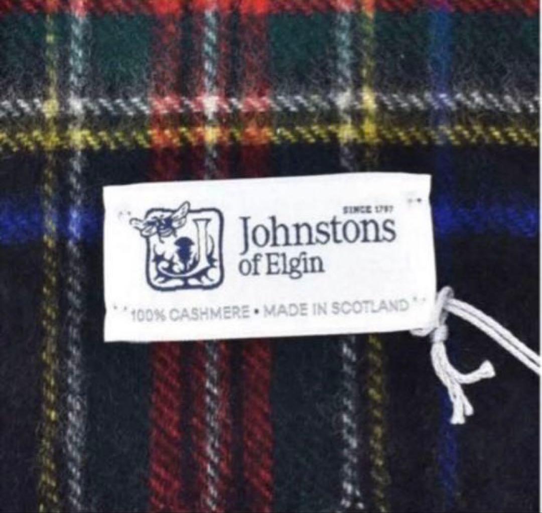 ♥️ジョンストンズ♥️ Johnstons of Elgin 大判ストール マフラー