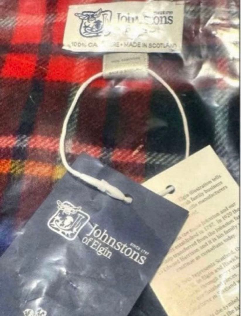 ♥️ジョンストンズ♥️ Johnstons of Elgin 大判ストール マフラー