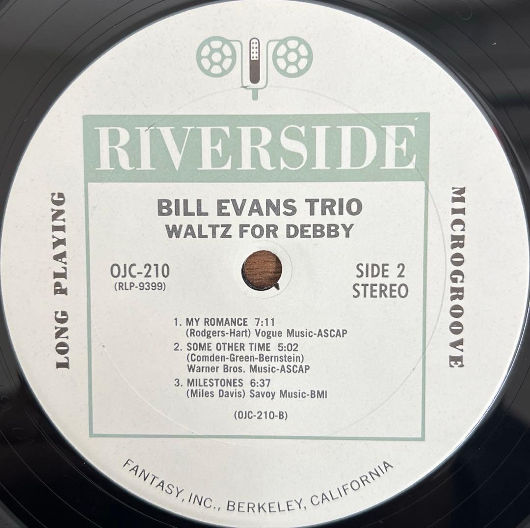 【LP/US盤】Bill Evans / Waltz For Debby