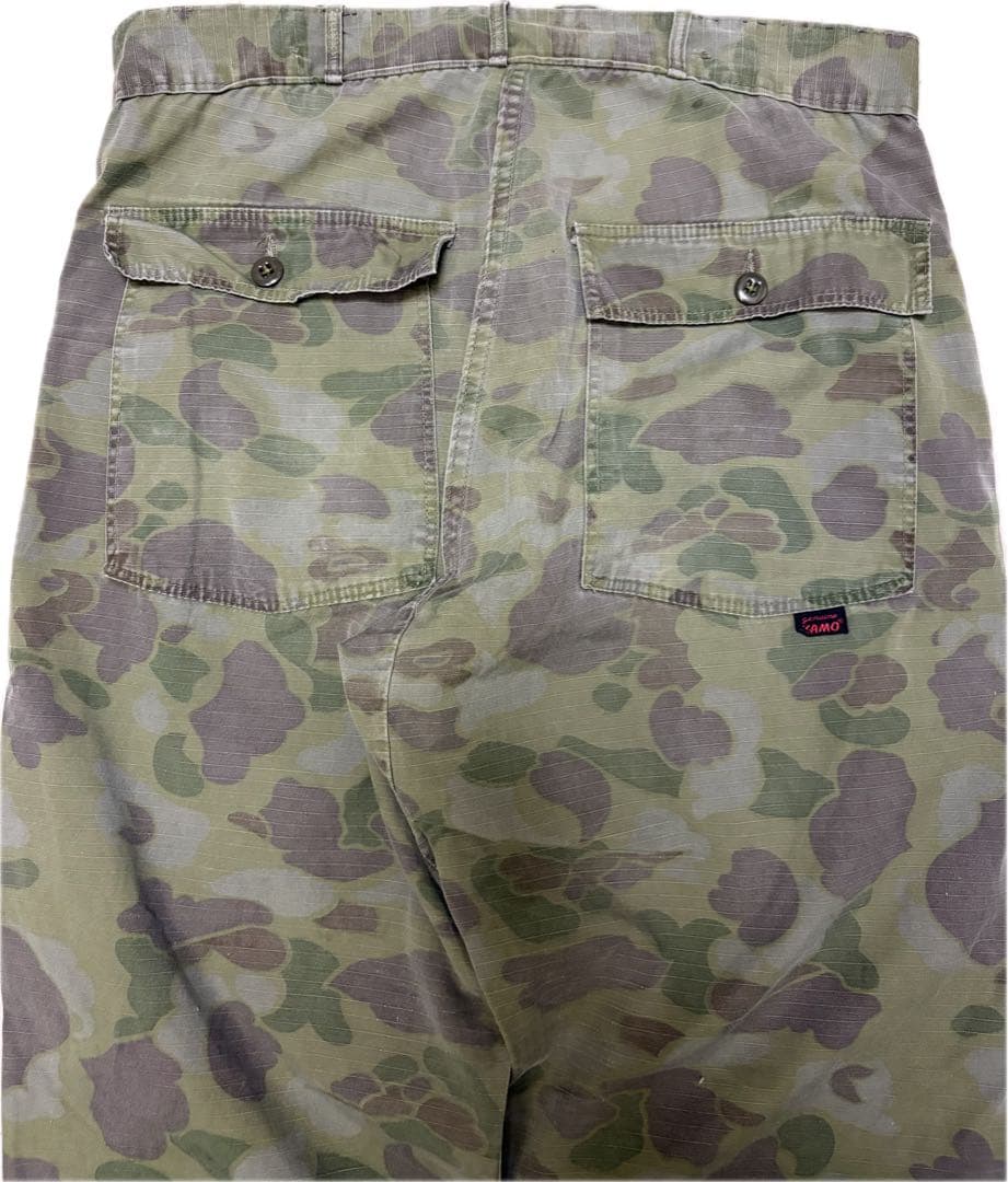 パンツ 60s Frog Skin Camouflage p44 vintage