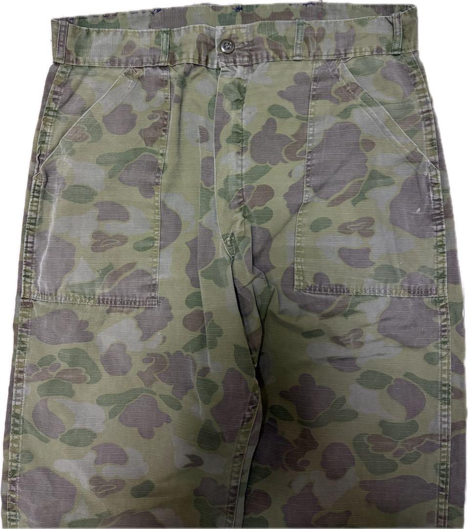 パンツ 60s Frog Skin Camouflage p44 vintage